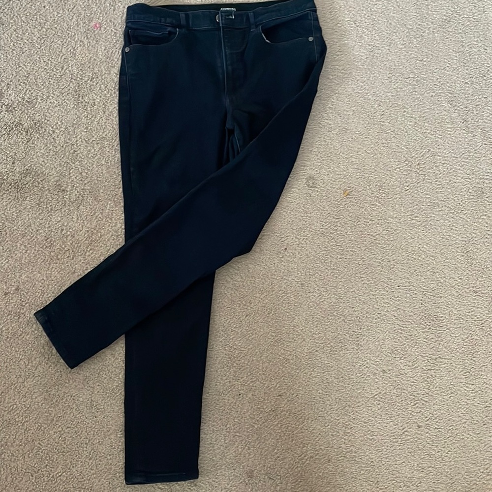 Express dark blue jeans